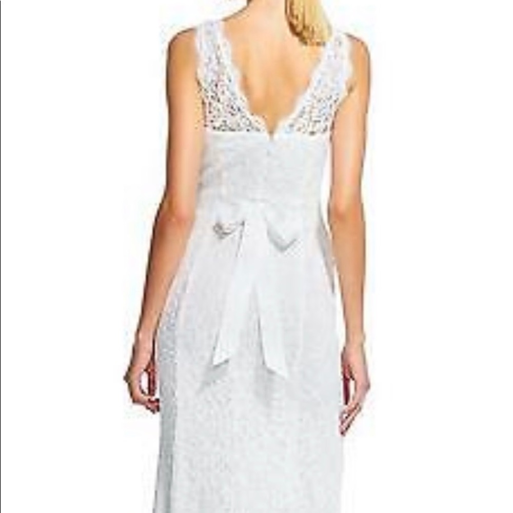 Adrianna Papell V-Neck Lace Dress - Picture 6 of 8